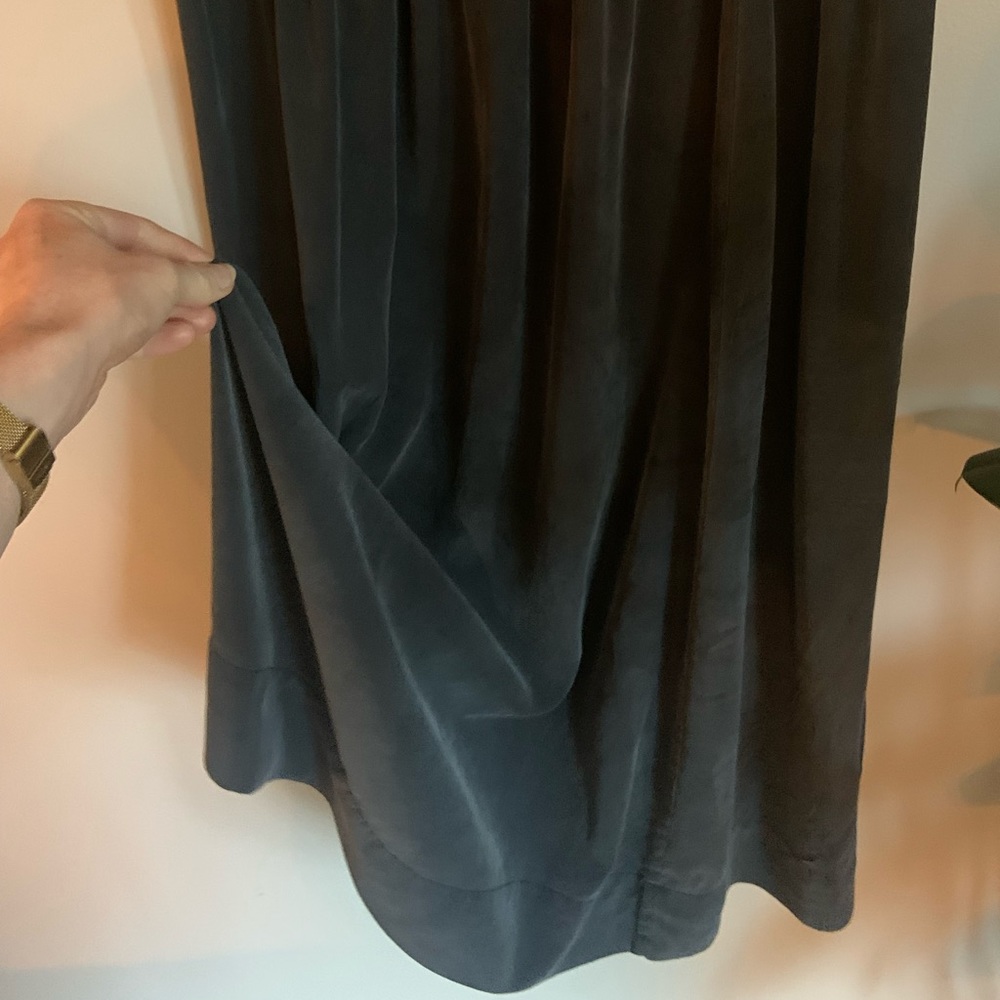 Elizabeth Suzann Black silk crepe Bell skirt XS - Picture 5 of 8